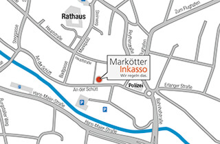 Karte Unser Büro in Herzogenaurach
